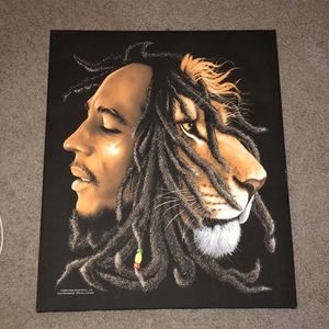 Bob Marley canvas poster!